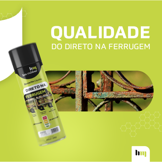 Borracha Líquida Spray Preto – Direto na Ferrugem