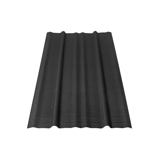 Tapume Ecológico Onduline – 200cm x 97cm Preto