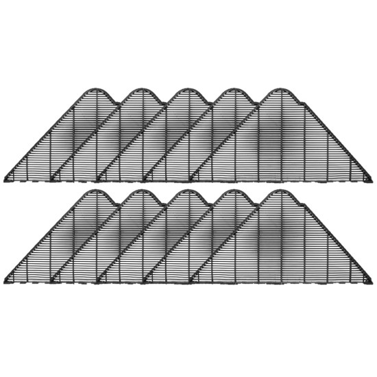 Grade de Ventilação Canalete 90 - Kit C/ 10 peças