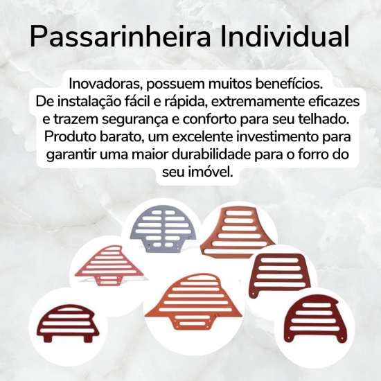 Passarinheira Romana Redonda 10m – Transparente