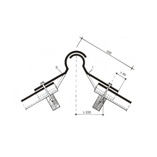 Cumeeira Central Articulada Colonial De Pvc